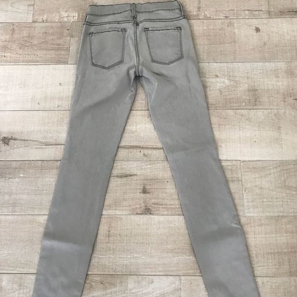 Frame Skinny Jeans Sz 24 Gray Distressed Jeans - Picture 4 of 8